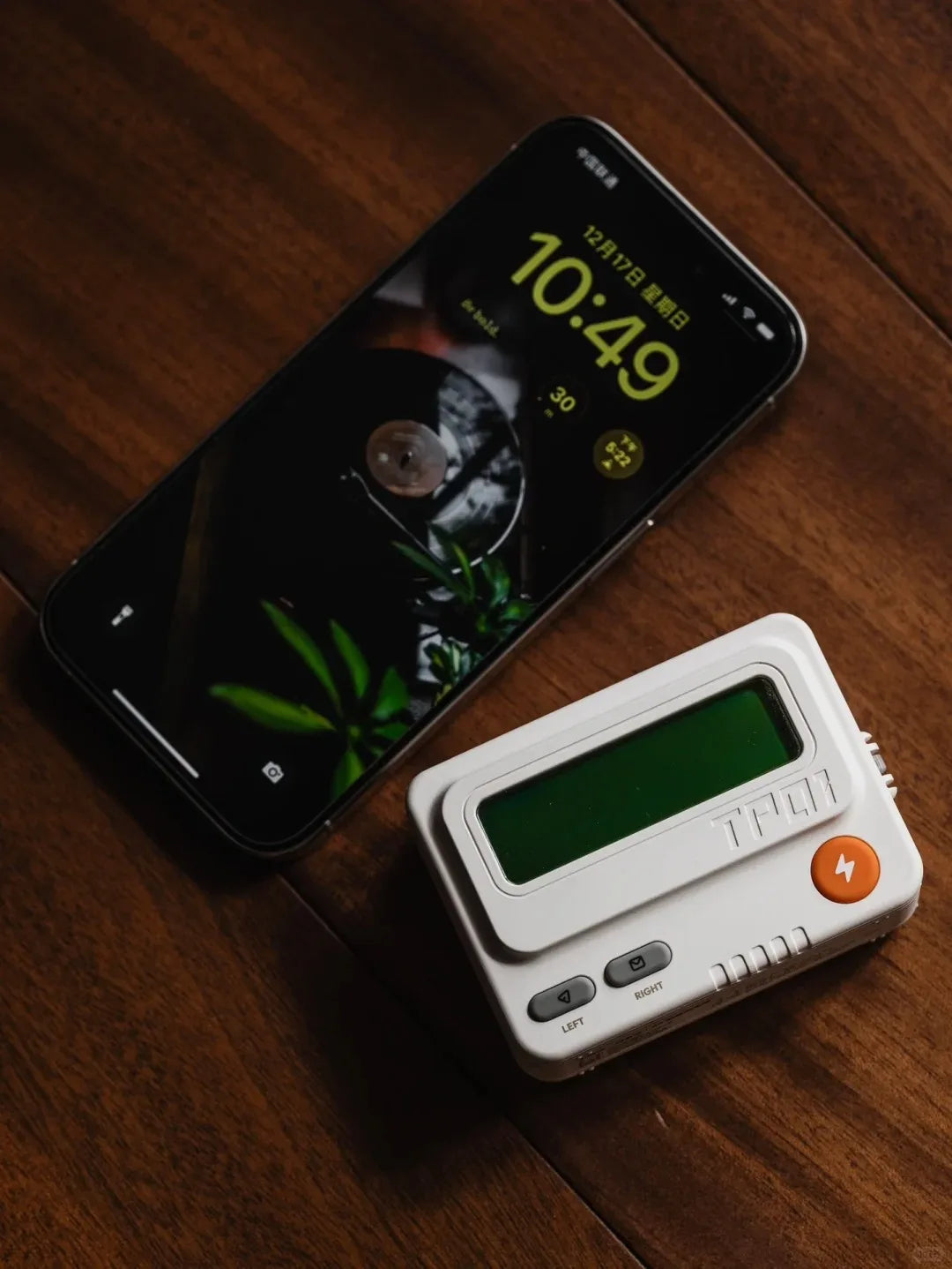 TROZKBB Beeper Mobile Power Bank 10000mah Retro BP Machine Design PD30W Fast Charging Power Supply Star Moon White