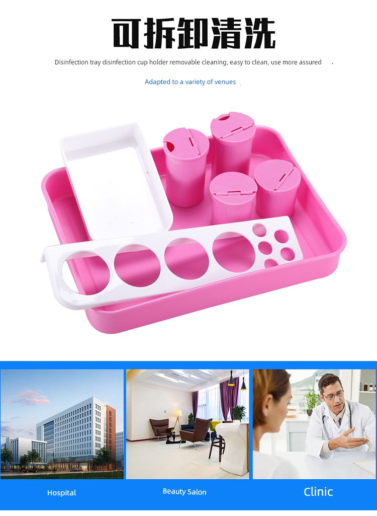 Yue Shun Xing ABS Plastic Medical Dressing Change Surgical Tray Anti-Povidone High Temperature Treatment Plate Nurse Disinfection Square Plate