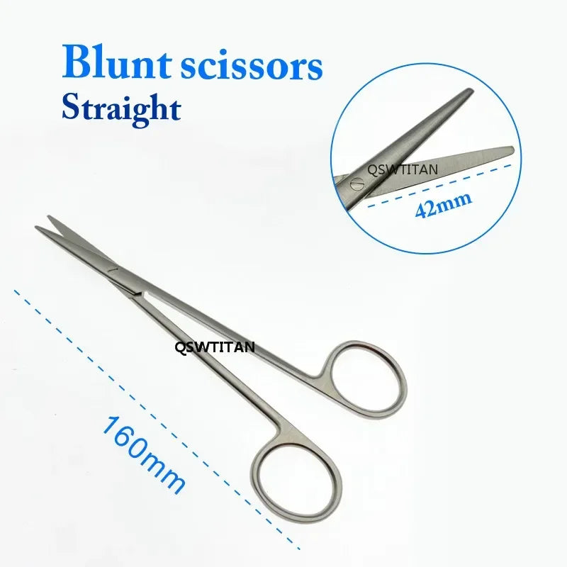 Nasal Blunt scissors Operating Nasal Department Double eyelid Surgical scissors Stainless steel