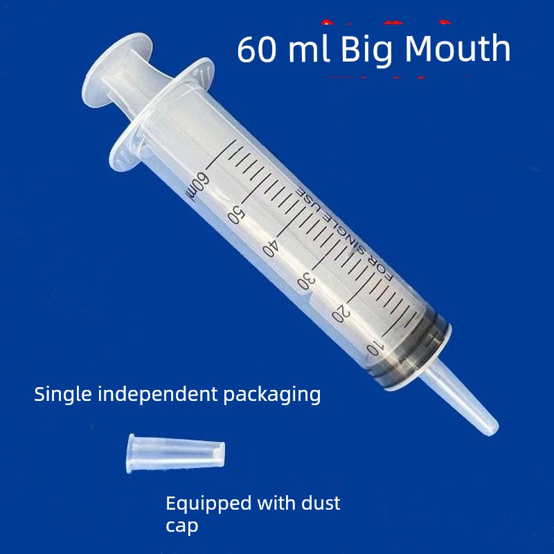 Syringe Large Large Capacity Feeder Injection Injector Plastic Syringe Stomach Tube Enema Nasal Feeding Flow Food Booster