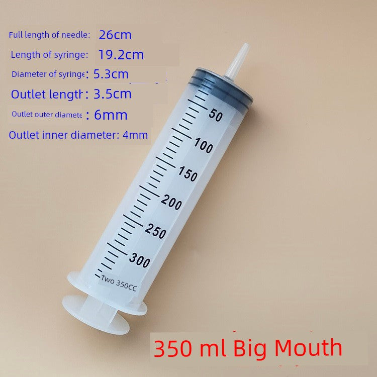 Large Mouth Large Capacity Syringe Syringe Syringe Flusher Feeder Nasal Feeding Enema Perfusion Liquid Food Booster 20