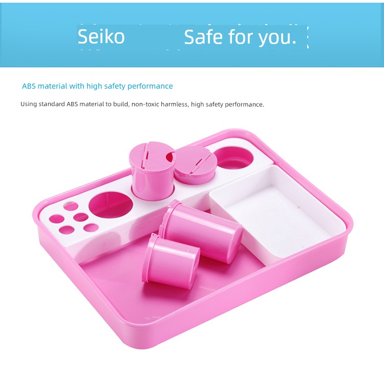 Yue Shun Xing ABS Plastic Medical Dressing Change Surgical Tray Anti-Povidone High Temperature Treatment Plate Nurse Disinfection Square Plate