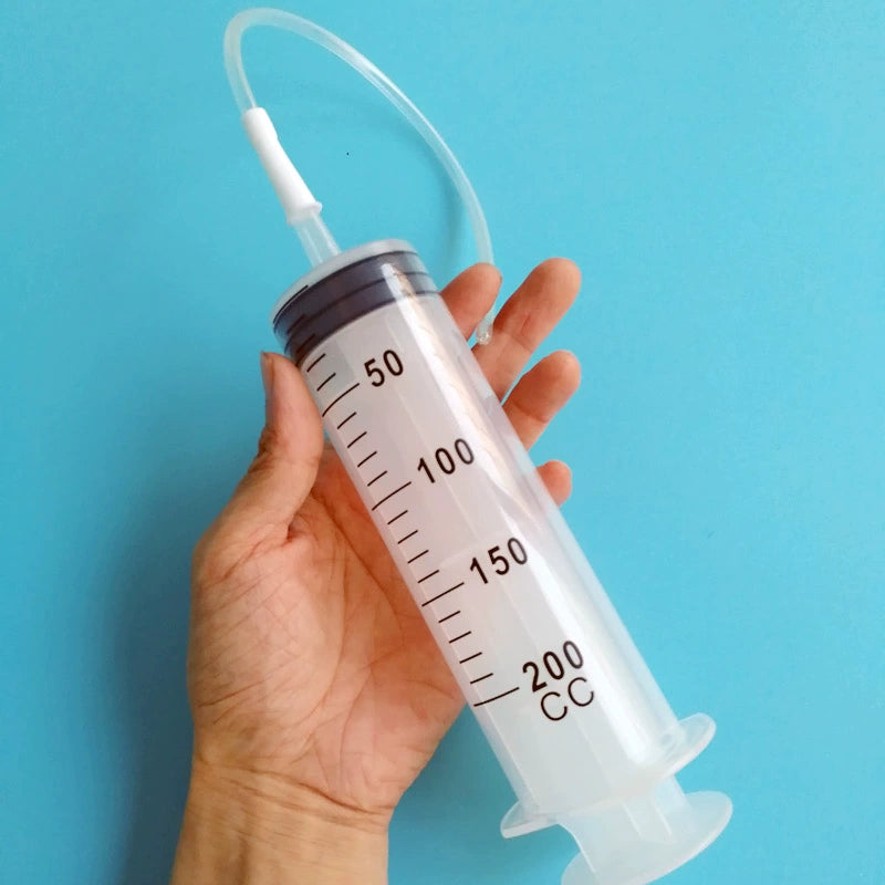 Plastic Syringe Sausage Appliance Large Large Capacity Injection Feeder Dispensing Irrigator Washing Pumping with Hose
