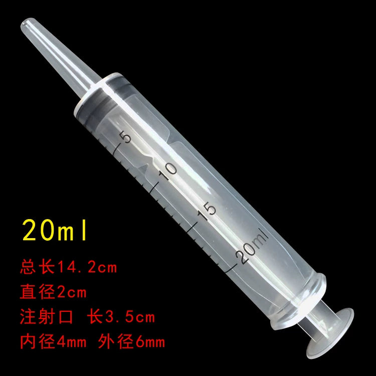 500\20ml Large Large Capacity Plastic Syringe Pump Oil Syringe Feeding Sausage Glue Irrigator
