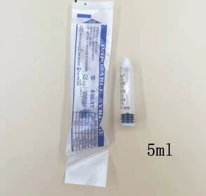 Disposable Syringe Syringe 1ml2.5ml5ml10ml20ml Straight Screw Syringe Flusher Feeder