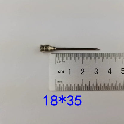 Veterinary Needles Metal Stainless Steel Syringe Needle Pig, Cattle, Sheep, Chicken, Duck and Dog Vaccine Syringe Tip Bevel Needle