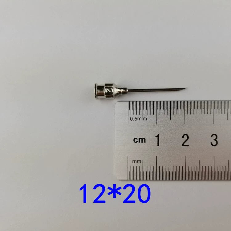 Veterinary Needles Metal Stainless Steel Syringe Needle Pig, Cattle, Sheep, Chicken, Duck and Dog Vaccine Syringe Tip Bevel Needle