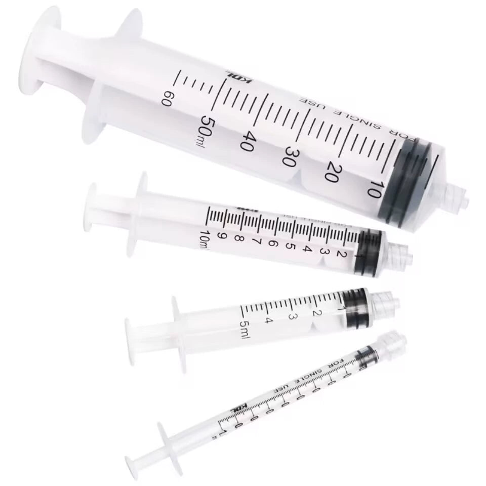 Spiral Mouth Syringe 1ml 3ml 5ml 10ml 20ml 100ml Screw Mouth Syringe Dispensing Experiment