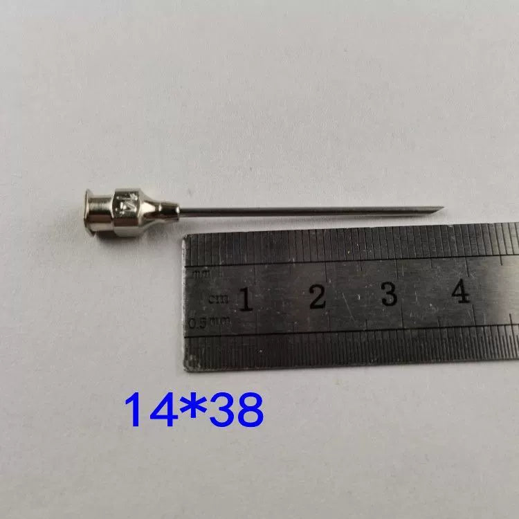 Veterinary Needles Metal Stainless Steel Syringe Needle Pig, Cattle, Sheep, Chicken, Duck and Dog Vaccine Syringe Tip Bevel Needle