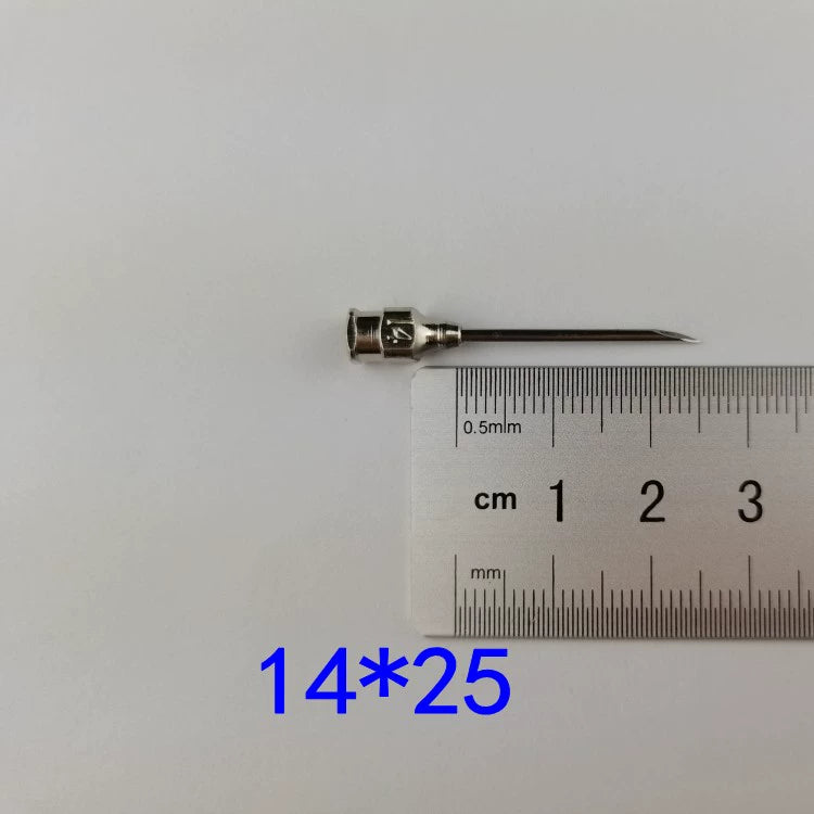 Veterinary Needles Metal Stainless Steel Syringe Needle Pig, Cattle, Sheep, Chicken, Duck and Dog Vaccine Syringe Tip Bevel Needle