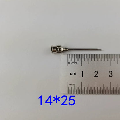 Veterinary Needles Metal Stainless Steel Syringe Needle Pig, Cattle, Sheep, Chicken, Duck and Dog Vaccine Syringe Tip Bevel Needle
