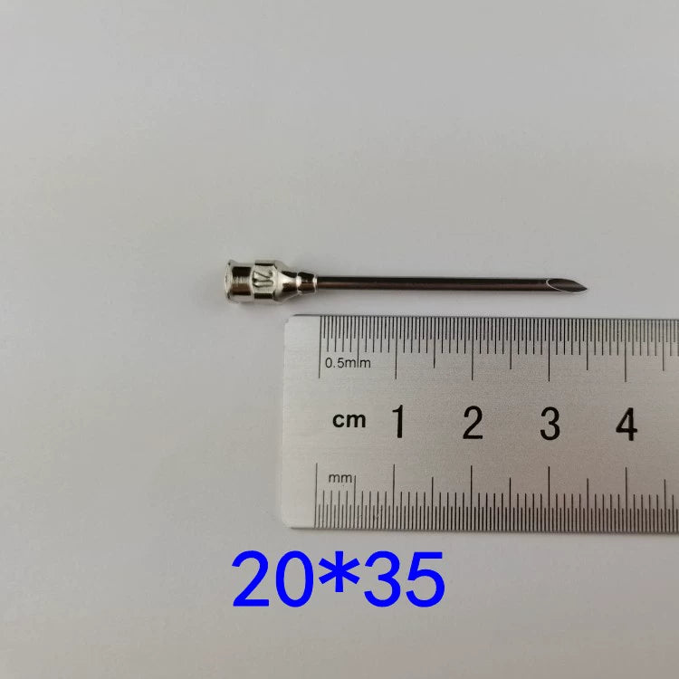 Veterinary Needles Metal Stainless Steel Syringe Needle Pig, Cattle, Sheep, Chicken, Duck and Dog Vaccine Syringe Tip Bevel Needle