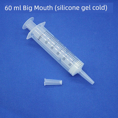 60ml Large Mouth Liquid Food Booster Nasal Feeding Feeder Stomach Tube Feeding Liquid Food Syringe Syringe Food Dispenser Rice Beater