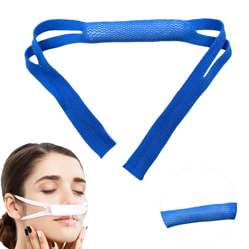 Blue Elastic Nose Bandage External Nasal Bandage Dressing Holder With High Absorption Capacity Stretchable For Nose