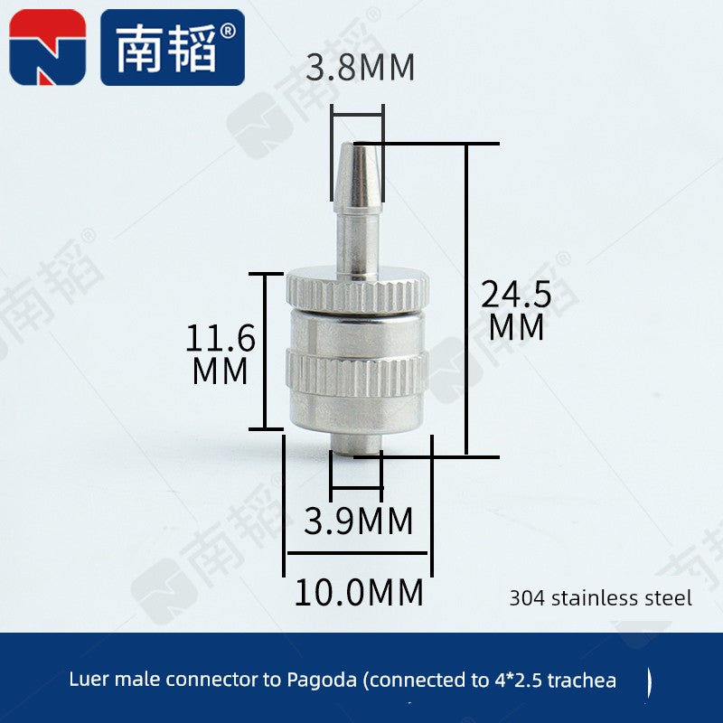 Nantao Laboratory Hose Adapter Syringe Pagoda