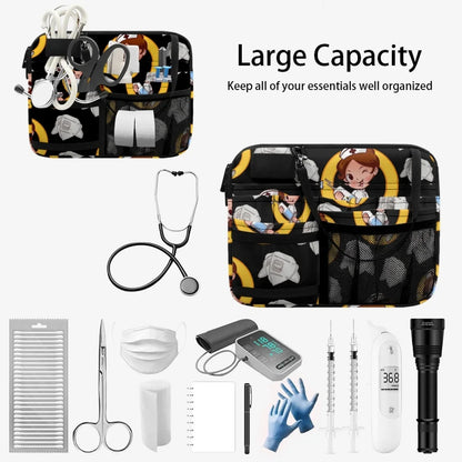 Practical Nursing Pocket Belt Organizer Pouch For Scissors Pen Care Tool Bum Bag Cartoon Medical Style Fanny Pack Female Gift