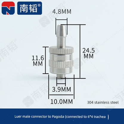 Nantao Laboratory Hose Adapter Syringe Pagoda