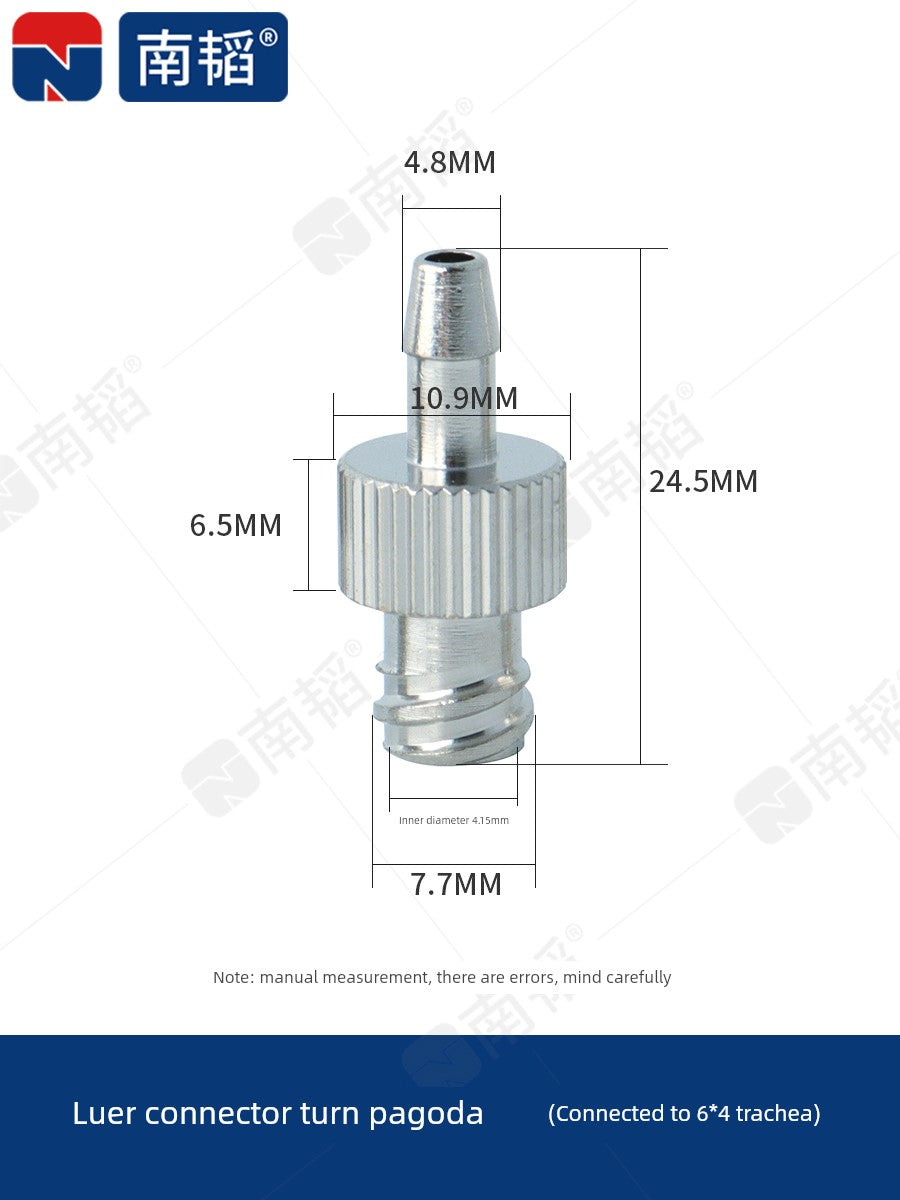 Nantao Laboratory Hose Adapter Syringe Pagoda
