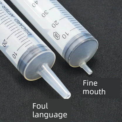 60ml Large Mouth Liquid Food Booster Nasal Feeding Feeder Stomach Tube Feeding Liquid Food Syringe Syringe Food Dispenser Rice Beater