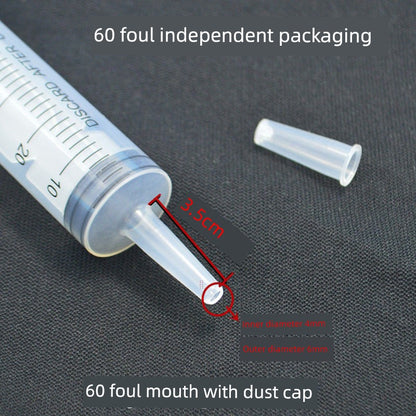 60ml Large Mouth Liquid Food Booster Nasal Feeding Feeder Stomach Tube Feeding Liquid Food Syringe Syringe Food Dispenser Rice Beater