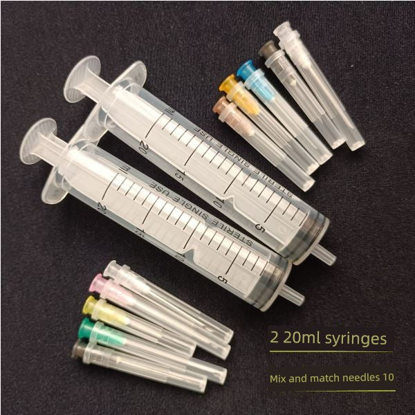 Glue Filling Wallpaper Repair Air Force Drum Corps Empty Gas Syringe Foaming Glue Infuser Mural Syringe Needle Syringe