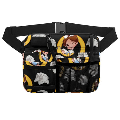 Practical Nursing Pocket Belt Organizer Pouch For Scissors Pen Care Tool Bum Bag Cartoon Medical Style Fanny Pack Female Gift