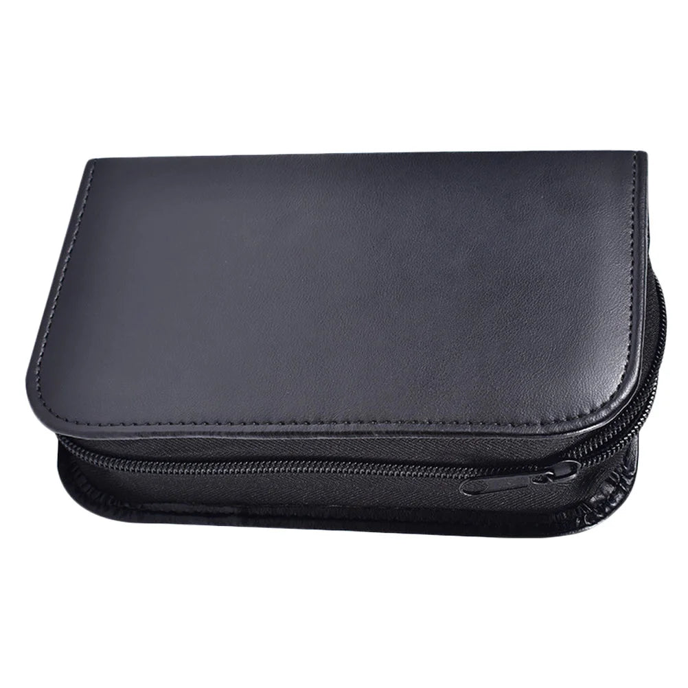 Pu Blood Glucose Meter Storage Bag Protective Case Carry Portable Wallet