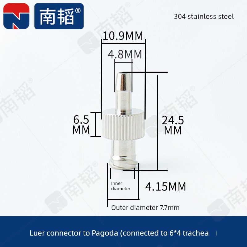 Nantao Laboratory Hose Adapter Syringe Pagoda