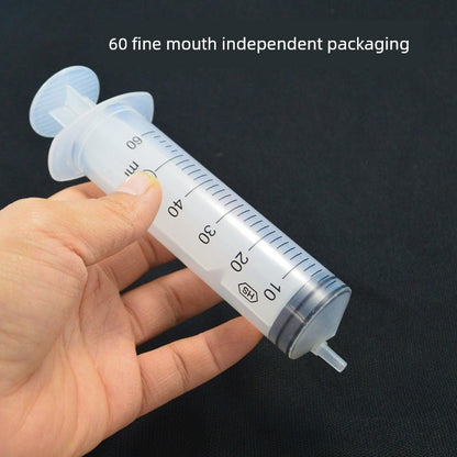 60ml Large Mouth Liquid Food Booster Nasal Feeding Feeder Stomach Tube Feeding Liquid Food Syringe Syringe Food Dispenser Rice Beater