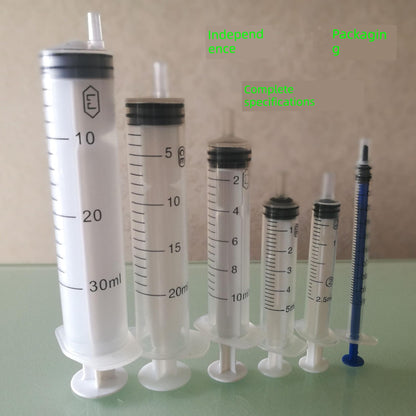 Disposable Syringe Syringe 1ml2.5ml5ml10ml20ml Straight Screw Syringe Flusher Feeder