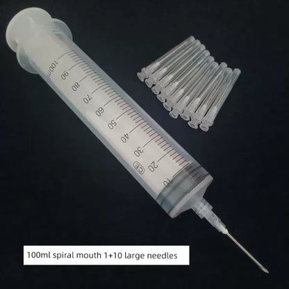 Glue Filling Wallpaper Repair Air Force Drum Corps Empty Gas Syringe Foaming Glue Infuser Mural Syringe Needle Syringe