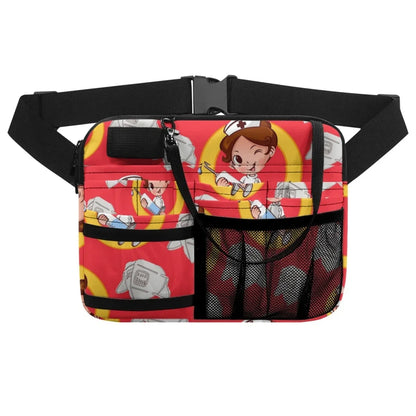 Practical Nursing Pocket Belt Organizer Pouch For Scissors Pen Care Tool Bum Bag Cartoon Medical Style Fanny Pack Female Gift