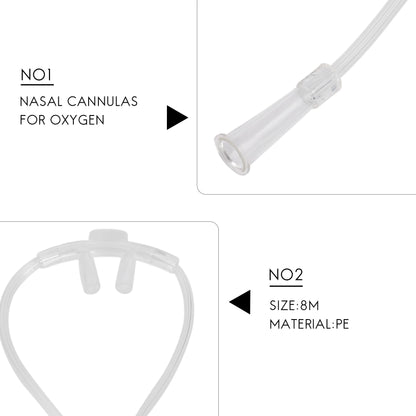 Hot sale 8M Soft Nasal Oxygen Tube Nasal Oxygen Cannula Nasal Tube Suitable for Oxygen Generator