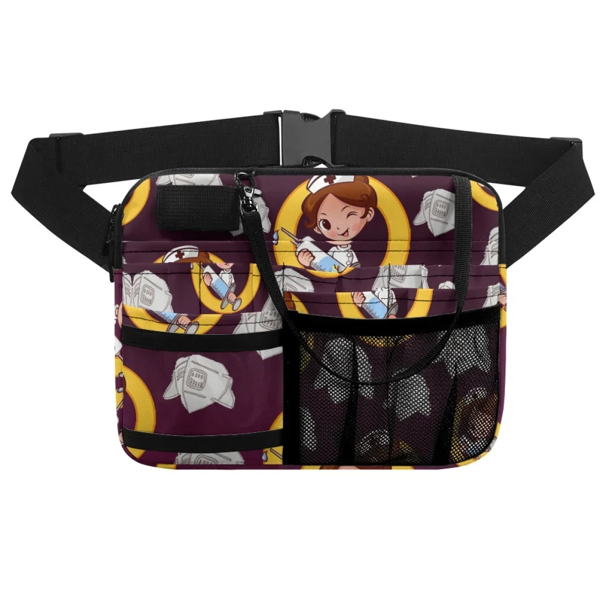 Practical Nursing Pocket Belt Organizer Pouch For Scissors Pen Care Tool Bum Bag Cartoon Medical Style Fanny Pack Female Gift