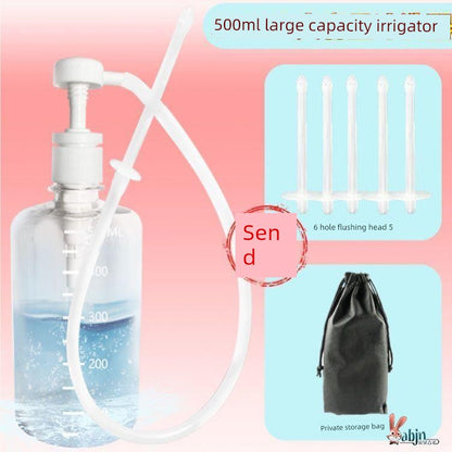 Enema Handy Gadget For Home Row Constipation Bowel Cleaner Defecation Injection Anal Cleaning Tool Vagina Flusher