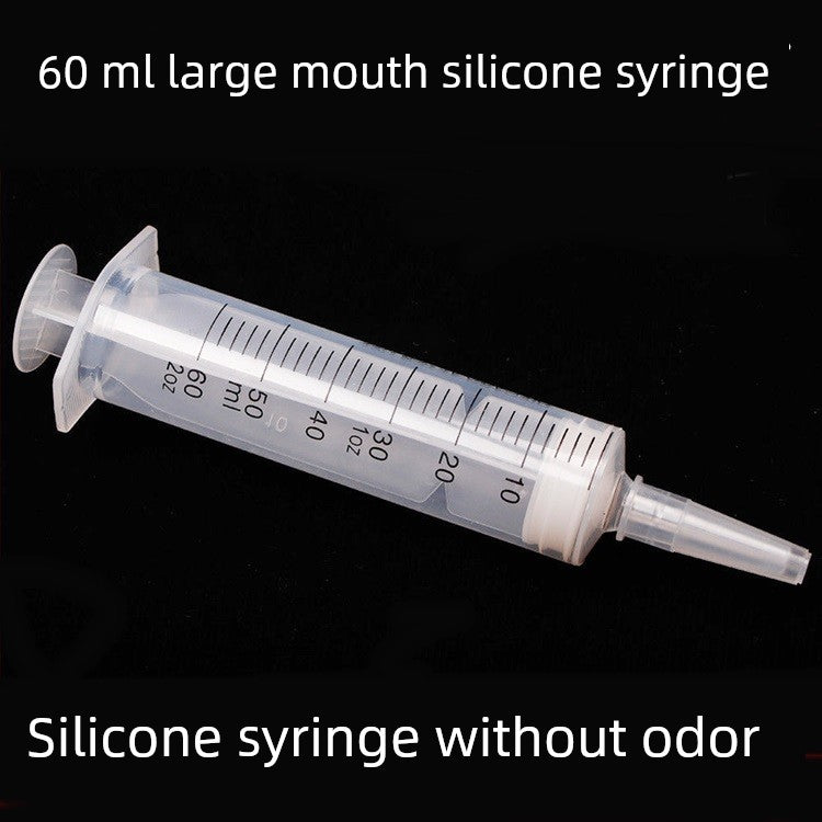60ml Large Mouth Liquid Food Booster Nasal Feeding Feeder Stomach Tube Feeding Liquid Food Syringe Syringe Syringe Feeder