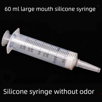 60ml Large Mouth Liquid Food Booster Nasal Feeding Feeder Stomach Tube Feeding Liquid Food Syringe Syringe Syringe Feeder
