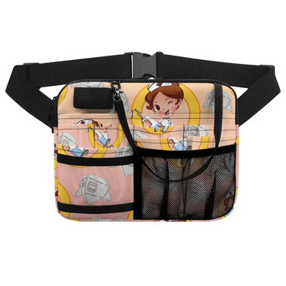 Practical Nursing Pocket Belt Organizer Pouch For Scissors Pen Care Tool Bum Bag Cartoon Medical Style Fanny Pack Female Gift