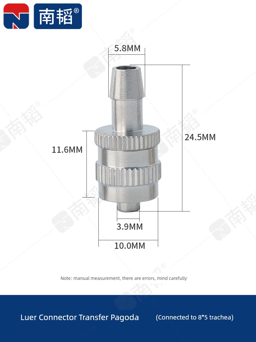 Nantao Laboratory Hose Adapter Syringe Pagoda