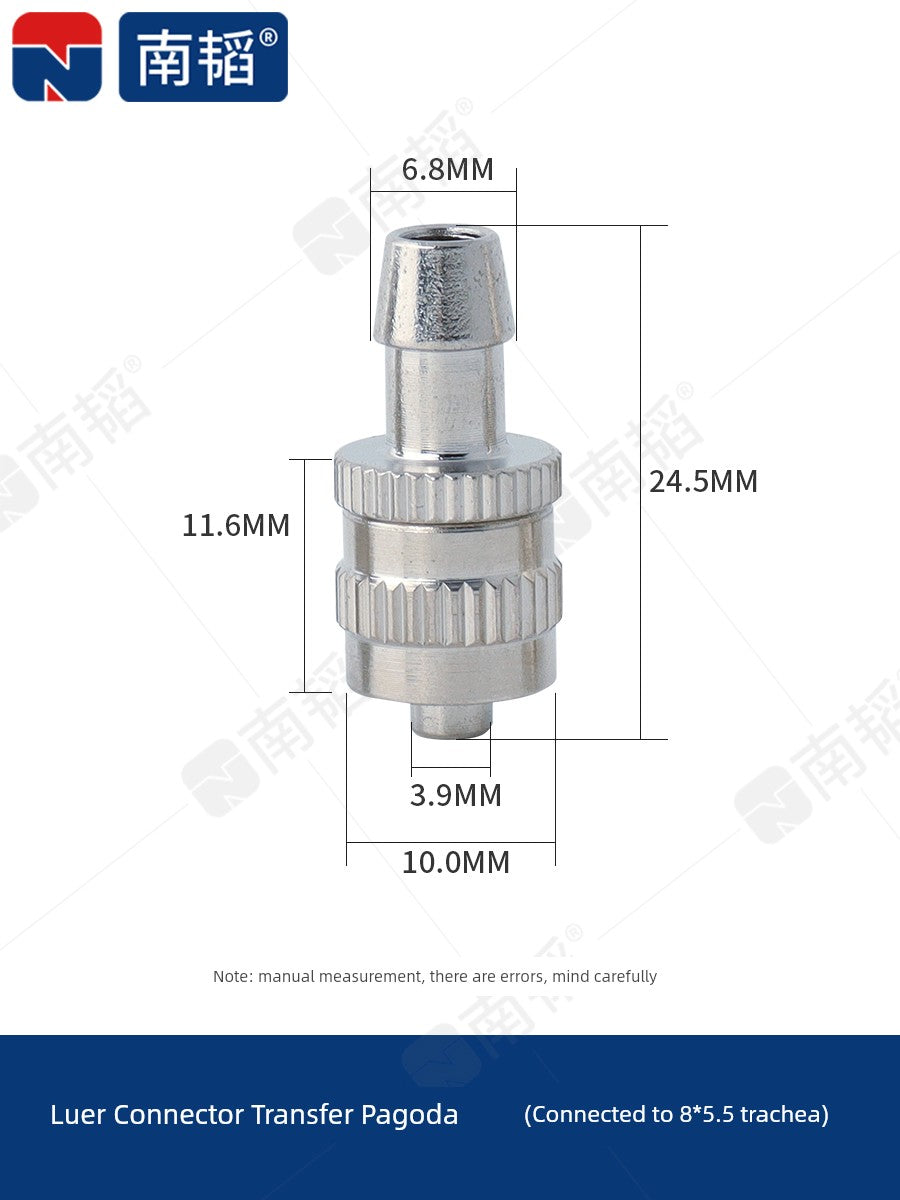 Nantao Laboratory Hose Adapter Syringe Pagoda