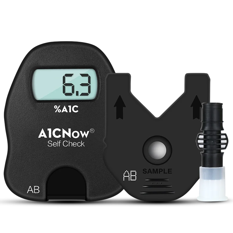 Glycated Hemoglobin Hba1c Meter  PTS Diagnostics HbA1c Now+ System Professional Diabetic Home Test Kit Blood Glucose Monitor