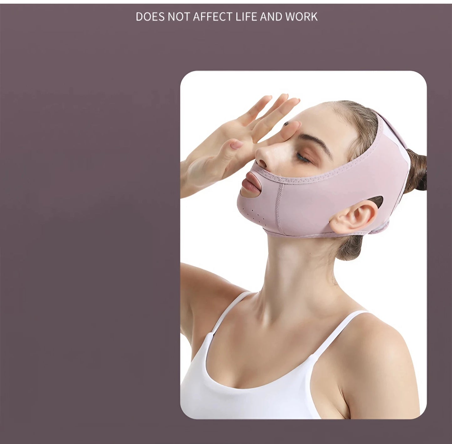 V-Line Face Lifting Tapes Double Chin Remover Reusable Ice Silk Face Lift Mask Facial Slimming Bandage Skin Care Beauty Tool