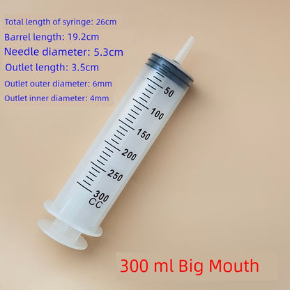 Large Mouth Large Capacity Syringe Syringe Syringe Flusher Feeder Nasal Feeding Enema Perfusion Liquid Food Booster 20