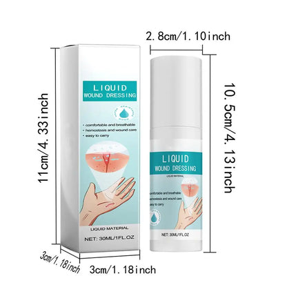 Liquid Bandage Spray Promote Wound Healing Bleeding Bruising Skin Recovery Wound Cleansing Breathable Waterproof Band Aid Spray