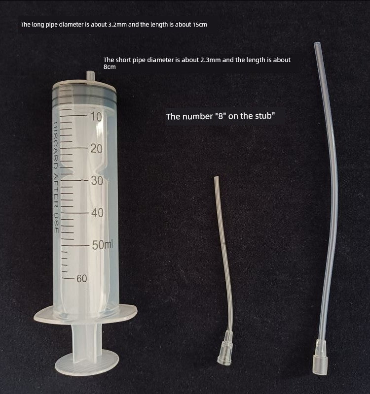 Perfume Subpackaging Tool Syringe Soft Needle Lotion Packaging Extractor Syringe Foundation Cosmetic Subpackaging Syringe