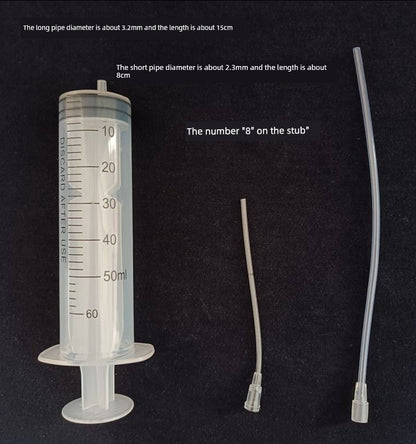 Perfume Subpackaging Tool Syringe Soft Needle Lotion Packaging Extractor Syringe Foundation Cosmetic Subpackaging Syringe