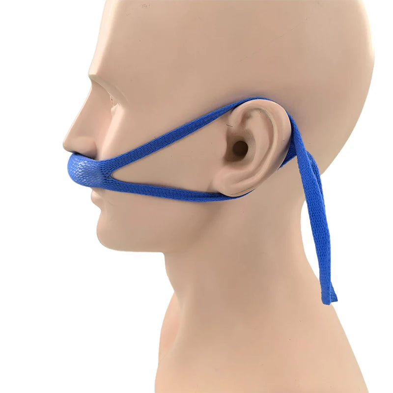 Blue Elastic Nose Bandage External Nasal Bandage Dressing Holder With High Absorption Capacity Stretchable For Nose