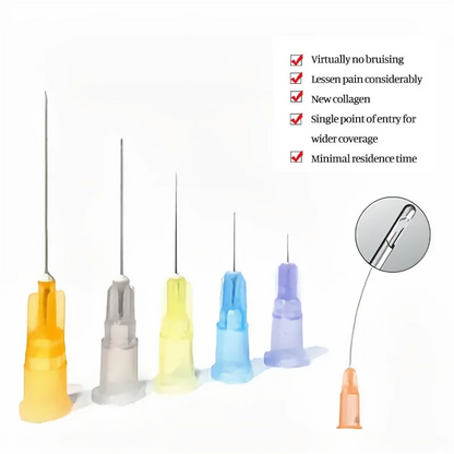High  Disposable Fine Blunt-tip cannulas for injection 14G 90mm 18G uric acid facial filling nasal micro blunt needles