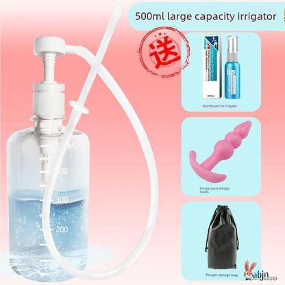 Enema Handy Gadget For Home Row Constipation Bowel Cleaner Defecation Injection Anal Cleaning Tool Vagina Flusher