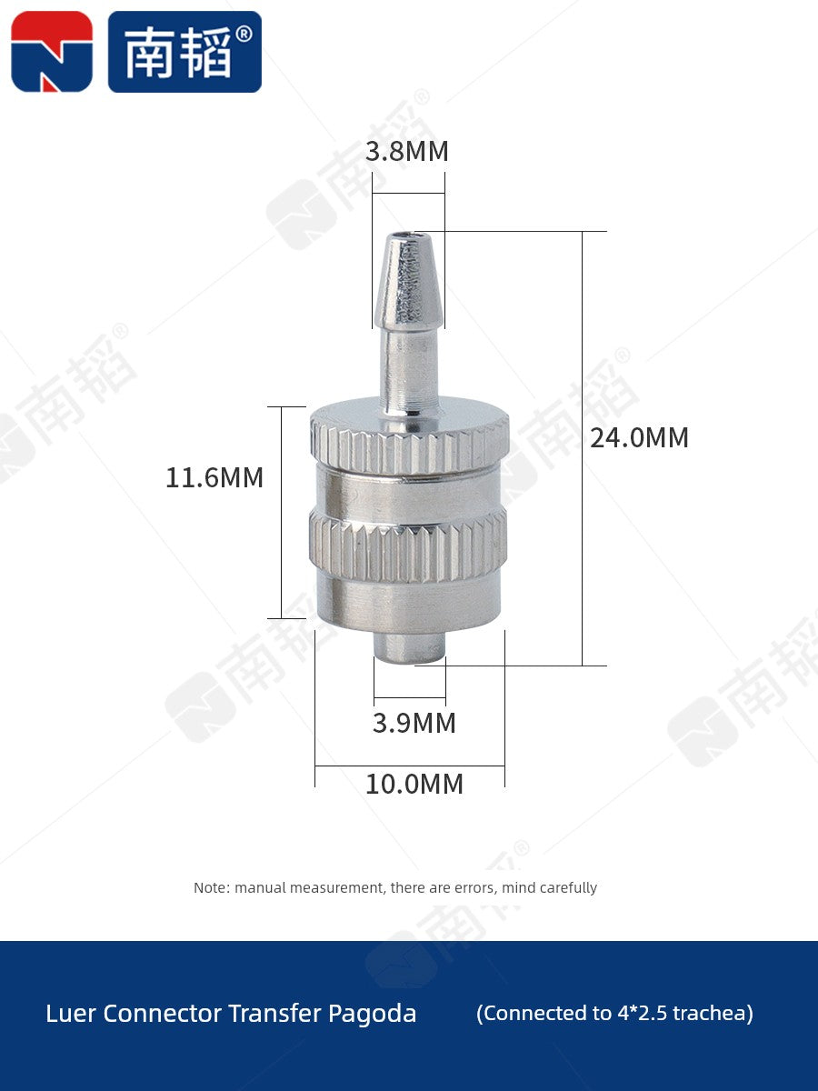 Nantao Laboratory Hose Adapter Syringe Pagoda
